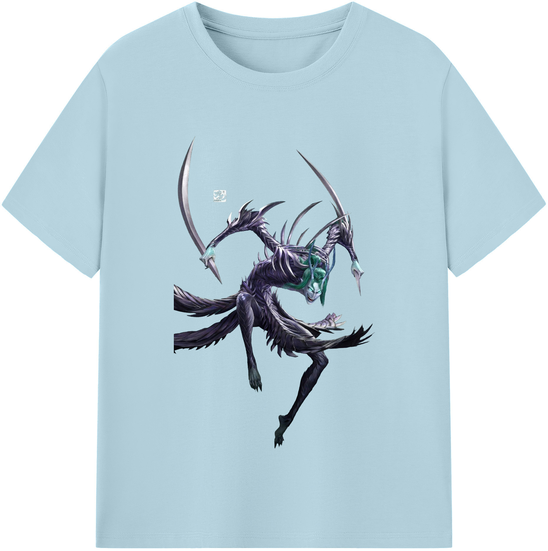 （画像用） Ne Zha 2 ナタ 魔童の大暴れ 綿100％半袖Tシャツ（フロントプリント）